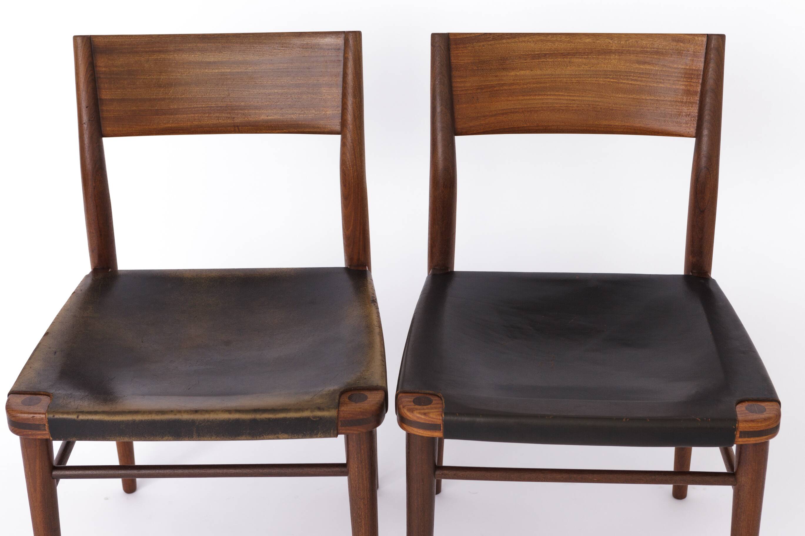 4 Vintage Chairs by Georg Leowald for Wilkhahn, Germany, 1960s, Teak