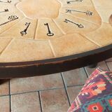 Coffee table signed by the famous ceramist Barrois - Vallauris
