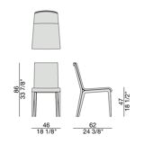 Saffo desk and Aisha chair for Podora