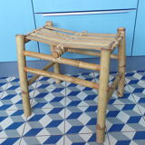 Vintage bamboo stool