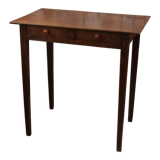 Oak side table 2 drawers or children's desk