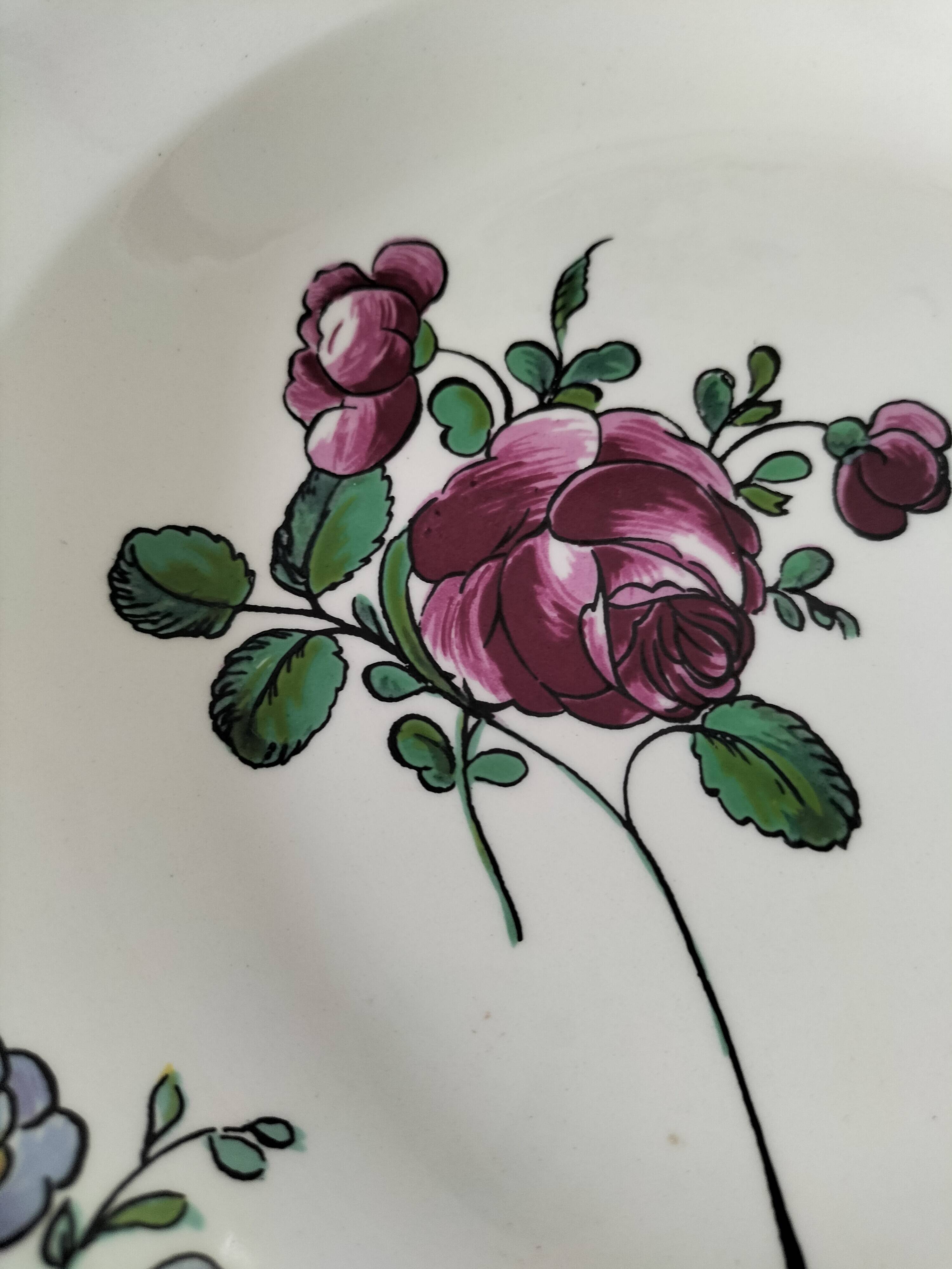 Gien Strasbourg model plate duo