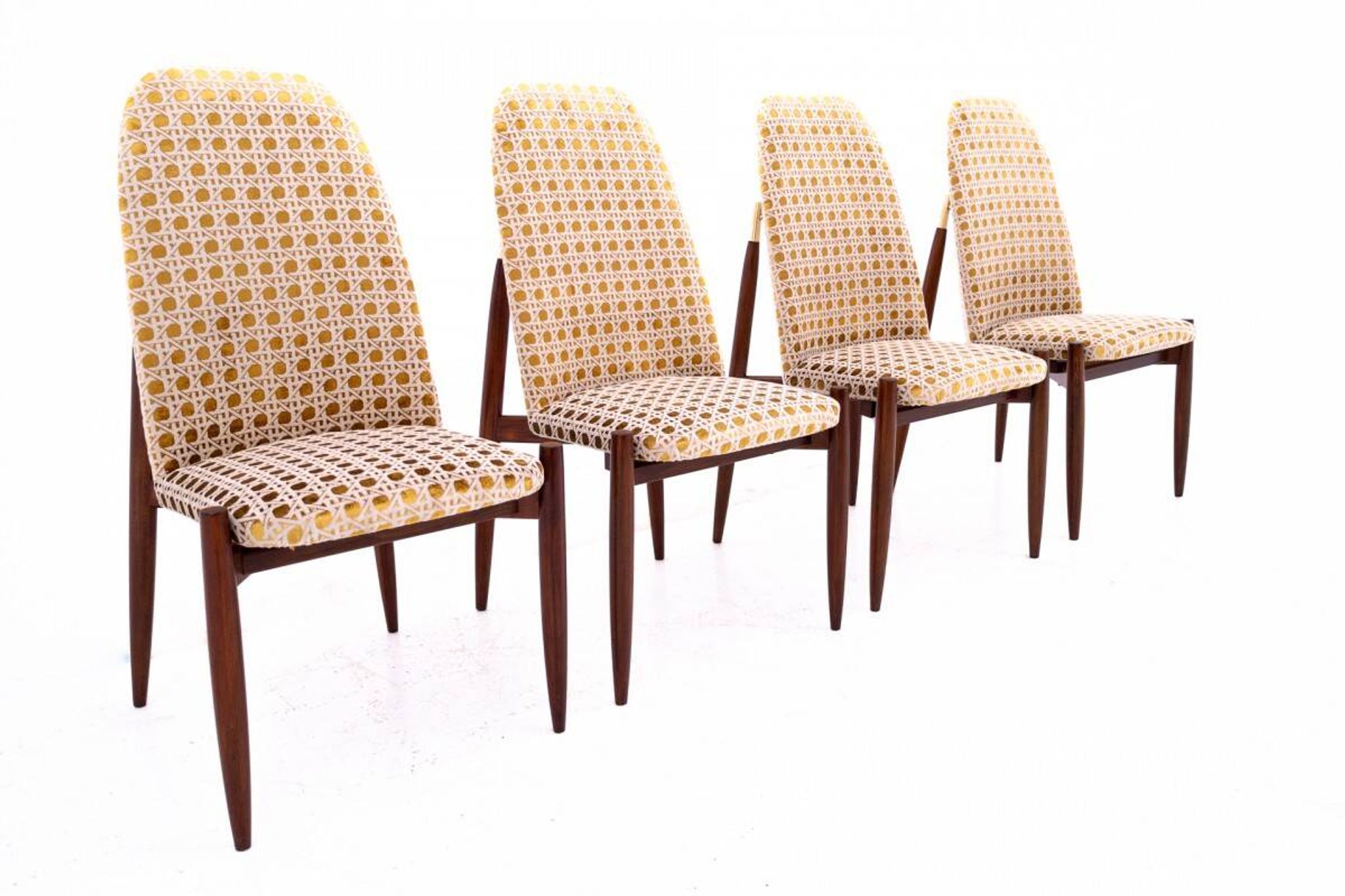 Set of 4 chairs, Czechoslovakia, 1950s. After renovation