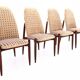 Set of 4 chairs, Czechoslovakia, 1950s. After renovation
