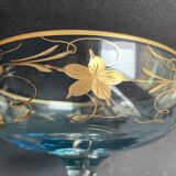 Large crystal bowl signed De Wan - Verrerie de Torino