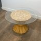 Wheat sheaf coffee table Elinor McGuire. American work. Circa 1970.