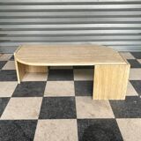 Vintage travertine coffee table