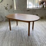 70s oval pine table from Les Arcs