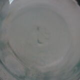 Green "ideale" glass canning jar