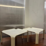 Table d’appoint Pierre Paulin pour Artifort – Modèle T877 – Blanc