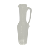 Carafe en verre bullé