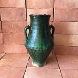 TAMEGROUTE POTTERY VASE IN GLAZED TERRACOTTA