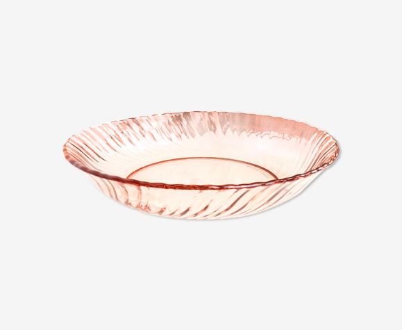 Round Plate In Pink Depression Glass Rosaline Arcoroc De Luminarc Selency Round Plate In Pink Depression Glass Rosaline Arcoroc De Luminarc Selency