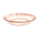 Round dish in pink depression glass "Rosaline" Arcoroc by Luminarc