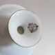 Antique dish, polychrome ironstone compote dish, “Guirlandes” model from the
