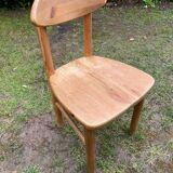 Chaise en pin par Rainer  Daumiller vers 1960