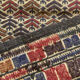 Ethnic Afghan kilim in handmade wool 200x118 cm