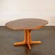 Table ronde extensible piètement étoile