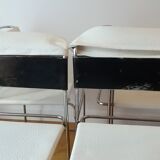 4 chairs luge stackable 60s