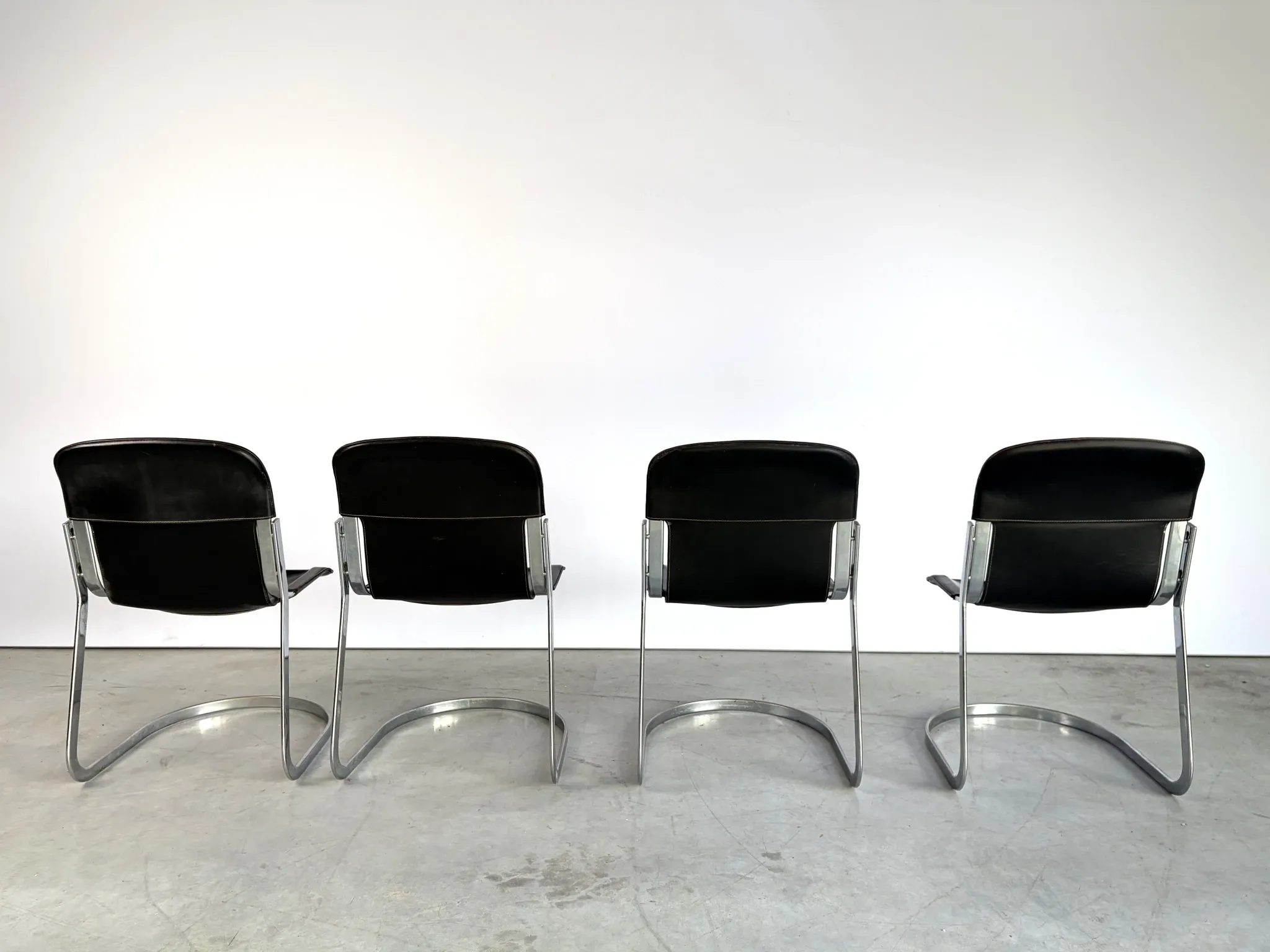 Vintage dining chairs by Cidue set of 4, 1970s