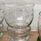 Set de 6 verres à eau en verre gravé