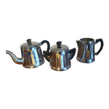Chomé metal coffee service and bakelite handle