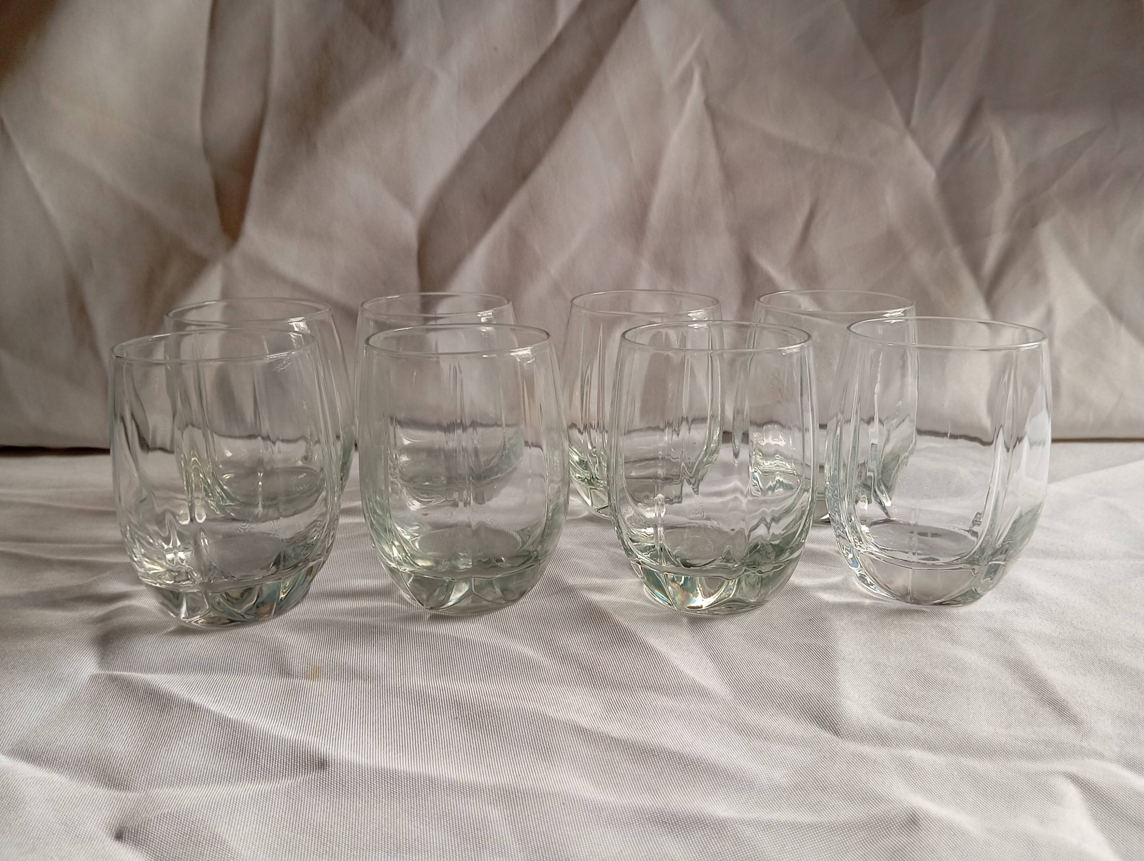 Serie de 8 verres a whisky , vintage
