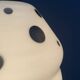 White with black dots pendant lamp 1960s