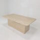 Italian Travertine Coffee Table, 1980s