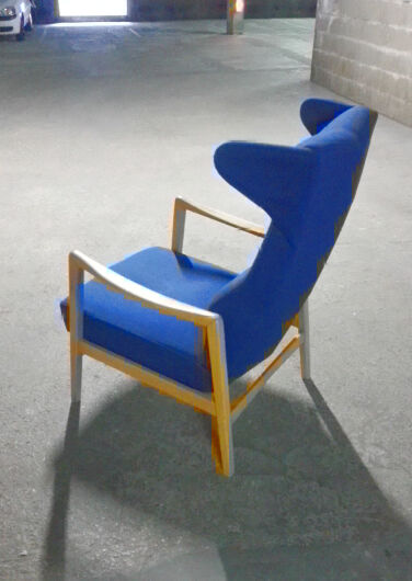 Recliner Chair long 50 years flesh lounge style kofod larsen Sven Ivar Dysthe