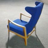 Recliner Chair long 50 years flesh lounge style kofod larsen Sven Ivar Dysthe