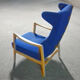 Fauteuil inclinable chaise longue lounge chair années 50 style kofod larsen  Sven Ivar Dysthe