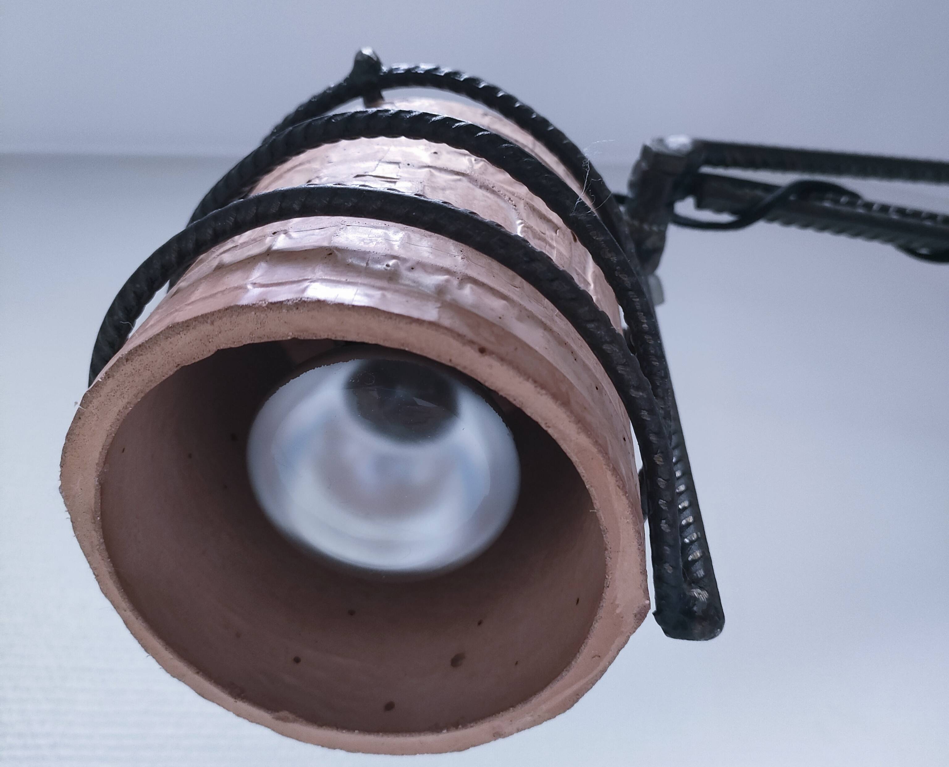 Ceramic metal design articulated lamp