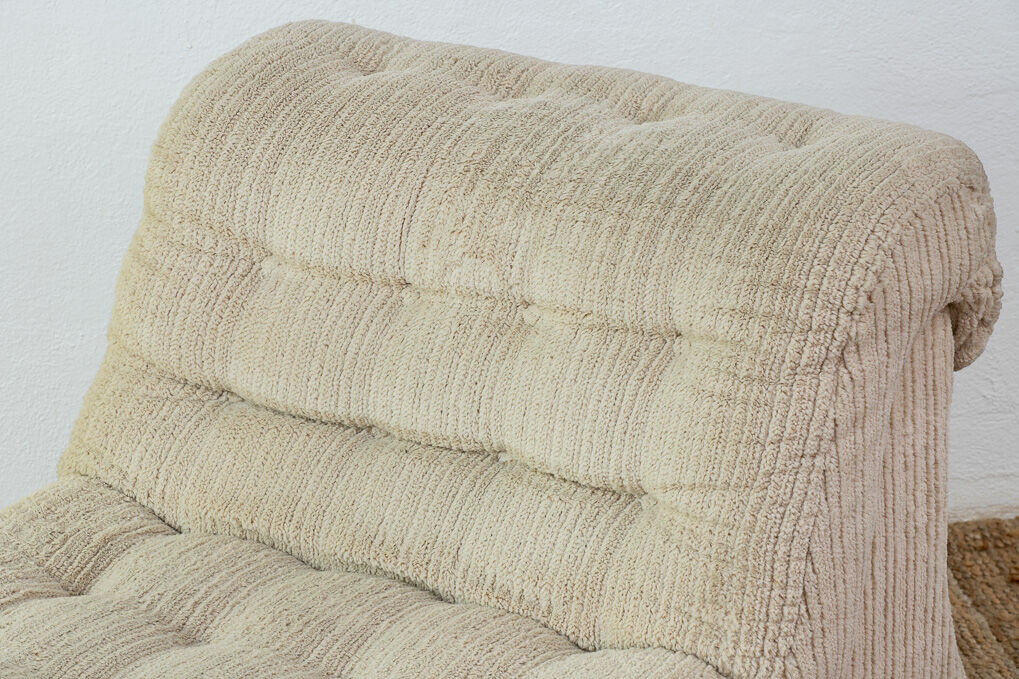 Paire de chauffeuses vintage 70 cm