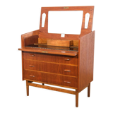 Coiffeuse danoise en teck du milieu du siècle, années 1960