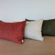 Coussin velours côtelé