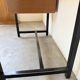 Modernist 50s oak metal desk