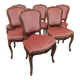 6 chaises Louis xv