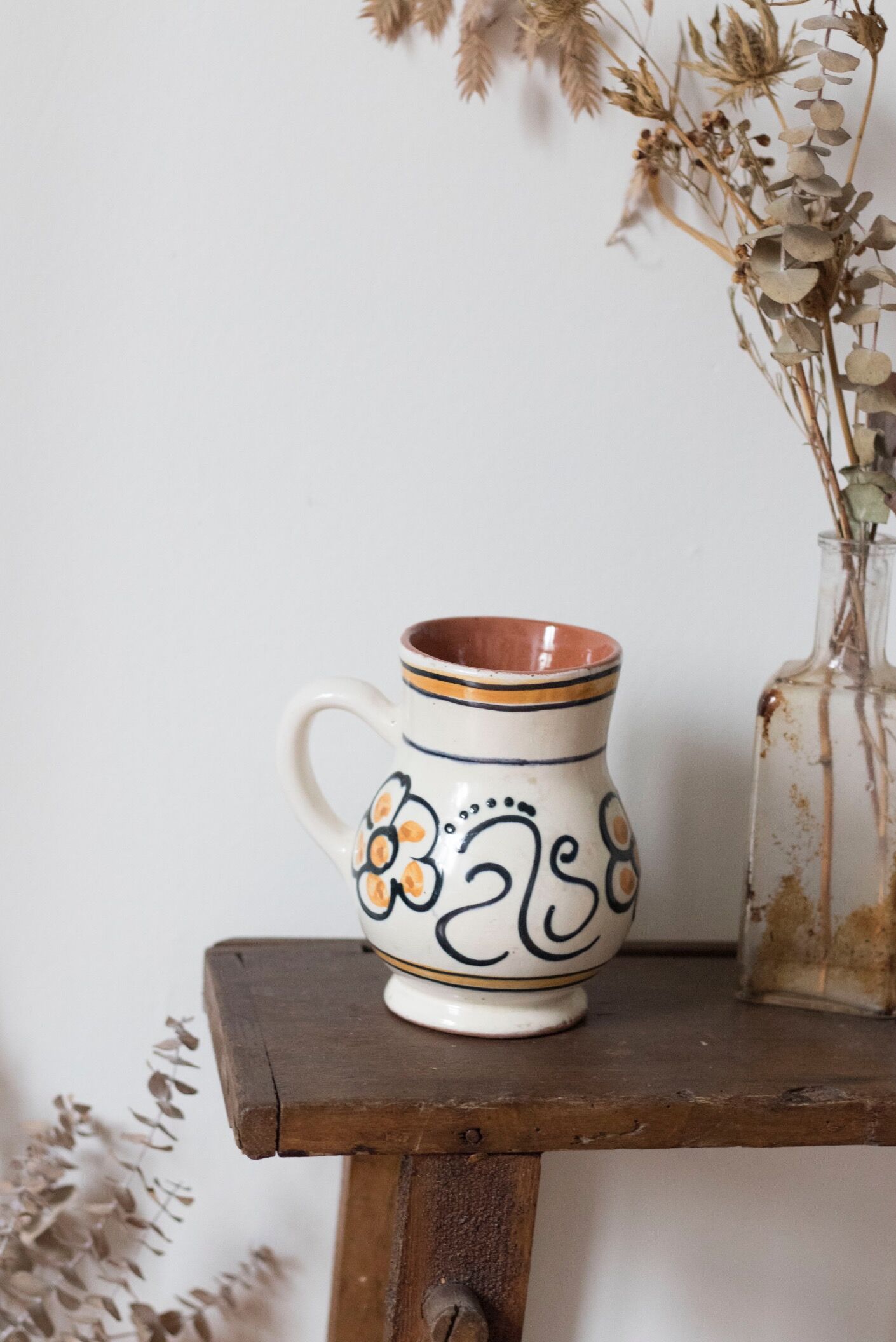 Pitcher - antique ceramic vase