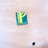 Set of two cowhorn desk arm chairs in black leatherette with teak frame, 1960s