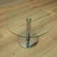 Glass coffee table, Danish design, 1970s, production: BoConcept