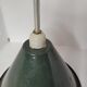 Green and white enamelled suspension
