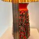 Upcycled ambient table lamp made from a Übelacker ceramic vase.