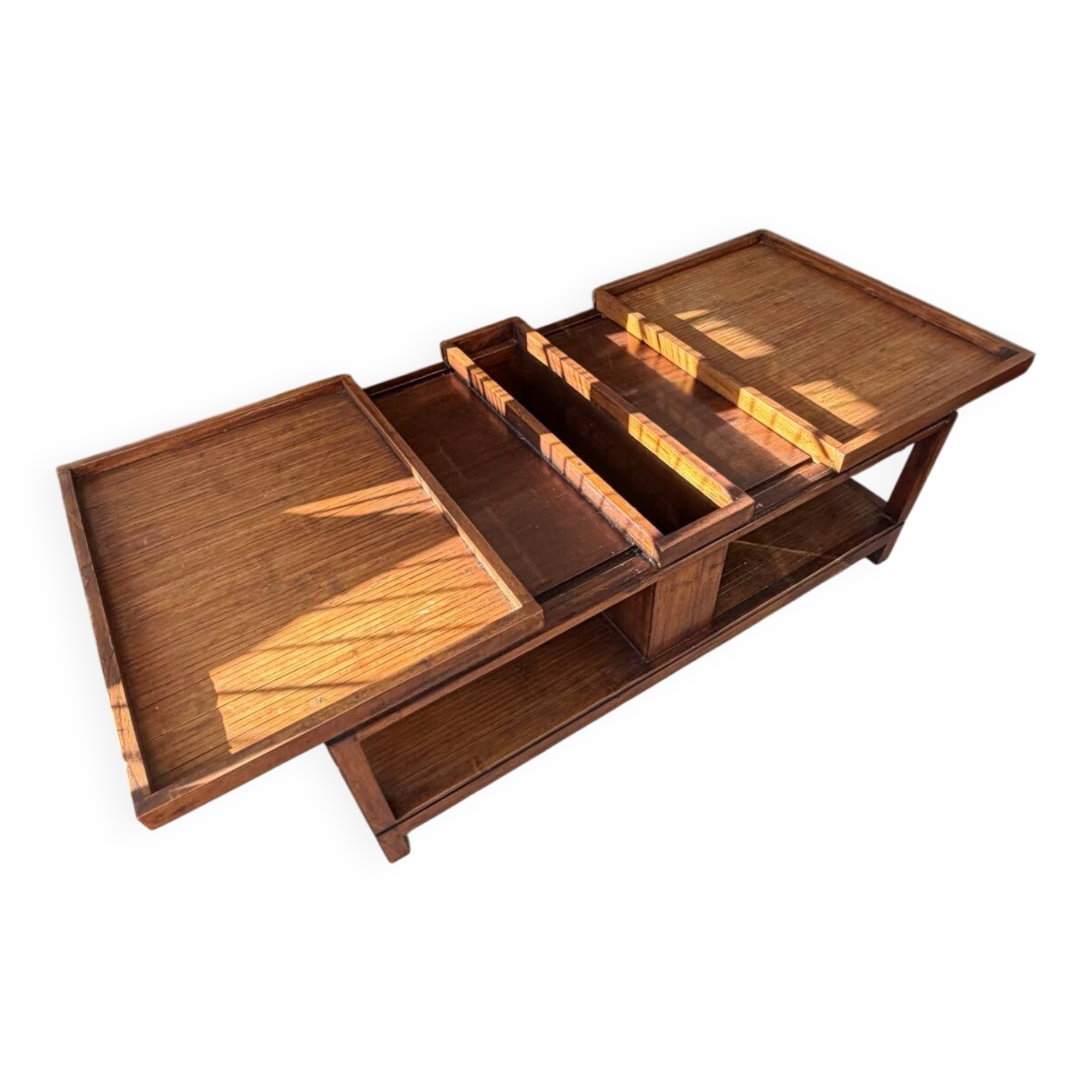 Vintage bamboo coffee table