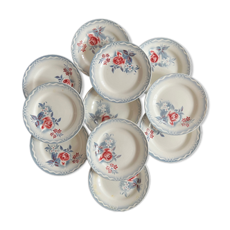 11 plates Olga Digoin