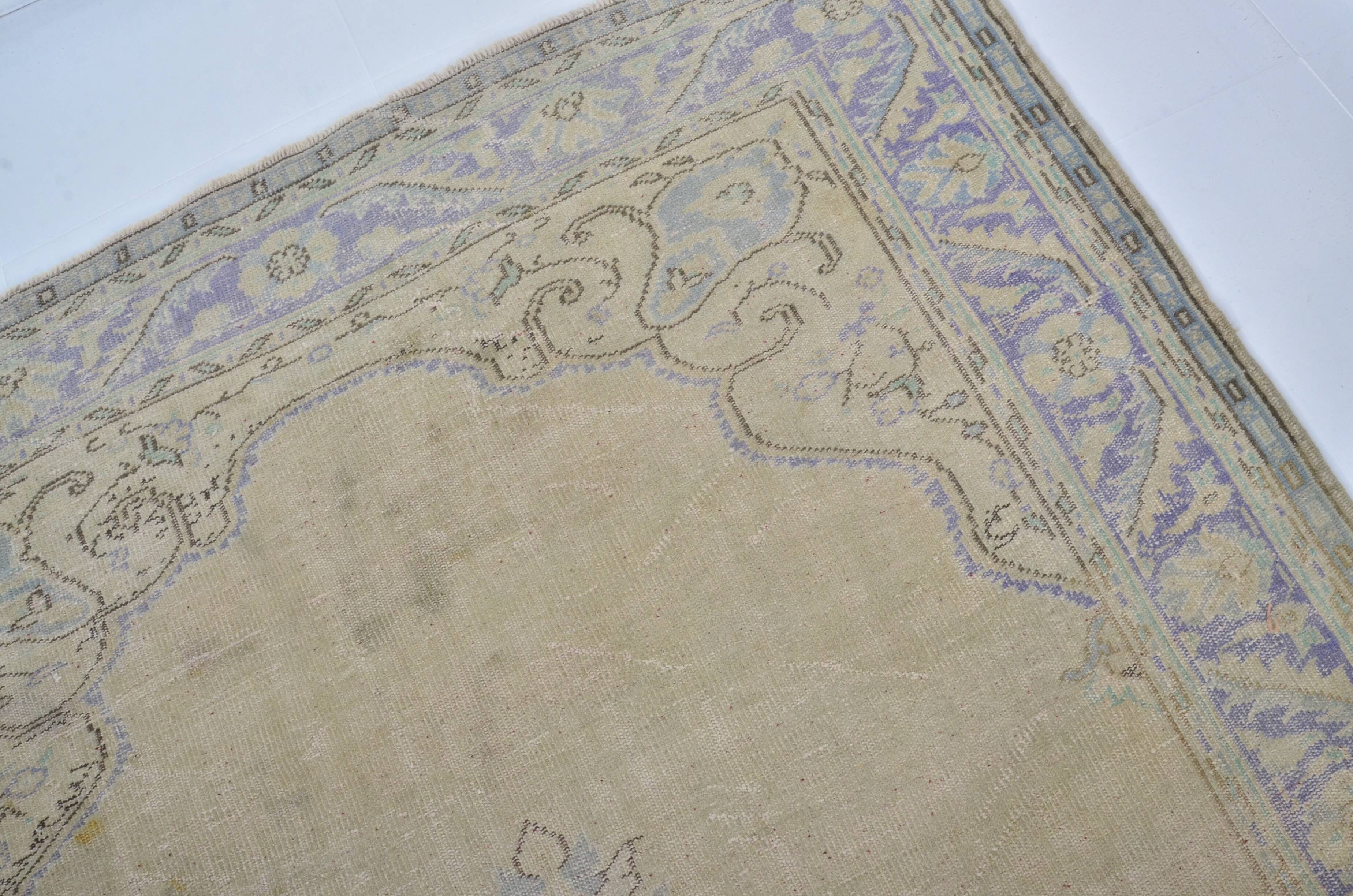 Turkish Oushak Handmade Carpet sku 3165
