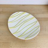 12 ceramic plates, Aurore model by Salins, vintage