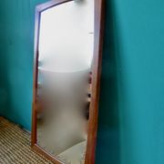 Teak mirror by Aksel Kjersgaard. Denmark 1965