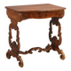 Antique Louis-Philippe writing desk in walnut, Italy, 19th century.