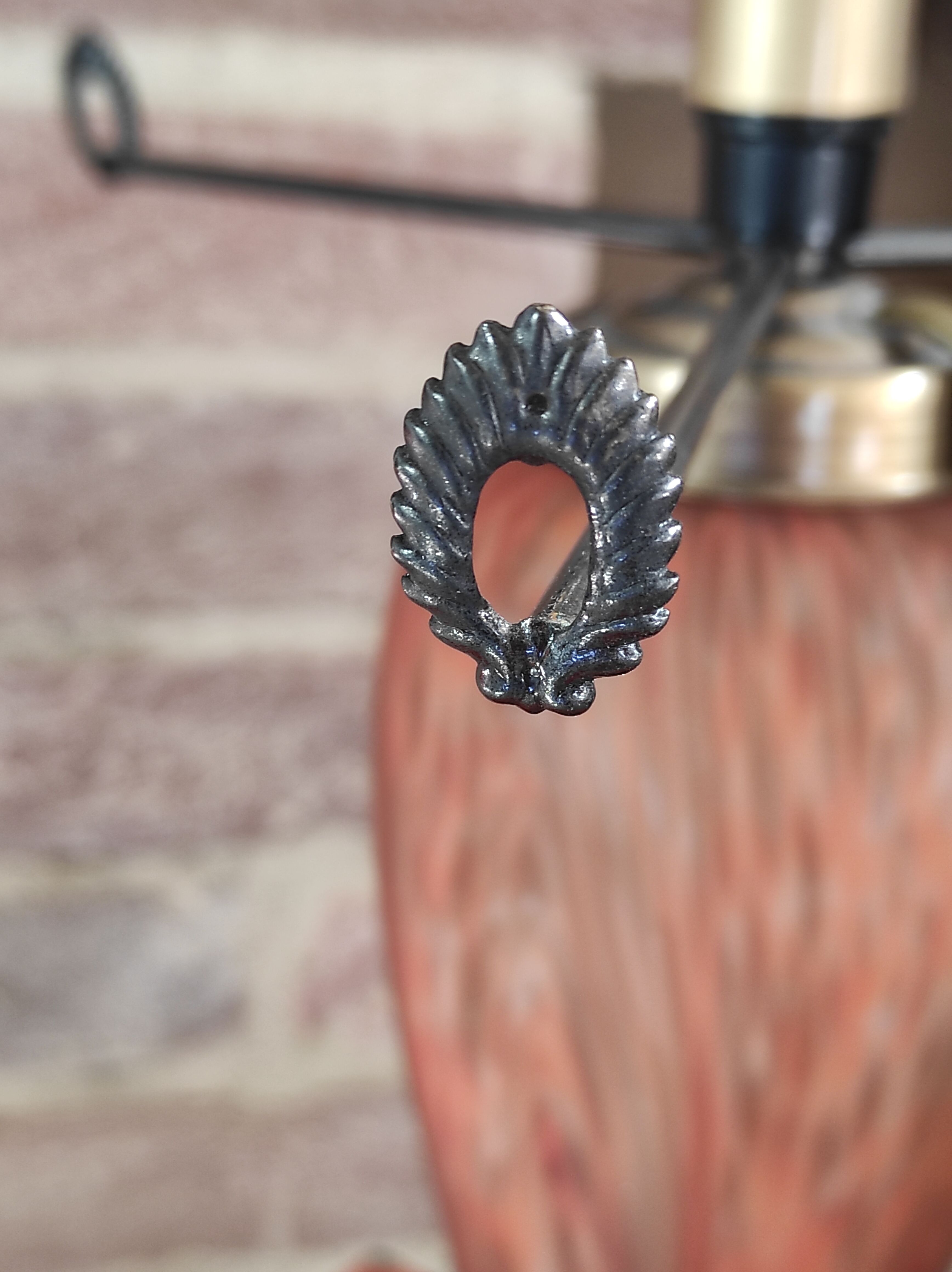 Mushroom lamp glass paste